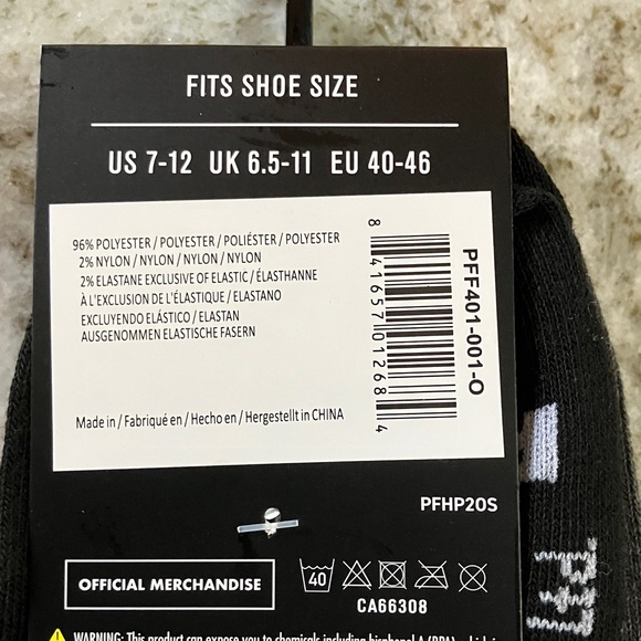 3 Pair Pink Floyd Casual Socks - Picture 8 of 9